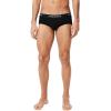 imageLacoste Mens Stretch Cotton Jersey Essentials Briefs 3PackBlack With Black Waistbands New
