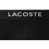 imageLacoste Mens Stretch Cotton Jersey Essentials Briefs 3PackBlack With Black Waistbands New