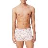 imageLacoste Mens Cotton Stretch Lacoste Diagonal Print Trunks 3PackNavy BlueDog RoseLadybird Red