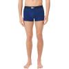 imageLacoste Mens Cotton Stretch Lacoste Diagonal Print Trunks 3PackNavy BlueWhiteDove Grey