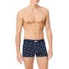 imageLacoste Mens Cotton Stretch Lacoste Diagonal Print Trunks 3PackNavy BlueWhiteDove Grey