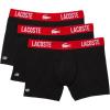imageLacoste Mens Recycled Microfiber Ultra Dry Trunks 3PackBlackRed