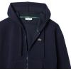 imageLacoste Womens Zipup Pique HoodieMidnight Blue