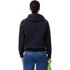 imageLacoste Womens Zipup Pique HoodieMidnight Blue