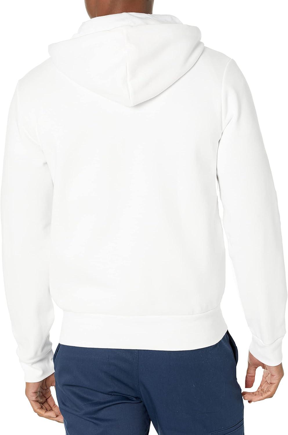 imageLACOSTE Mens Kangaroo Pocket Sweatshirt RedBlanc