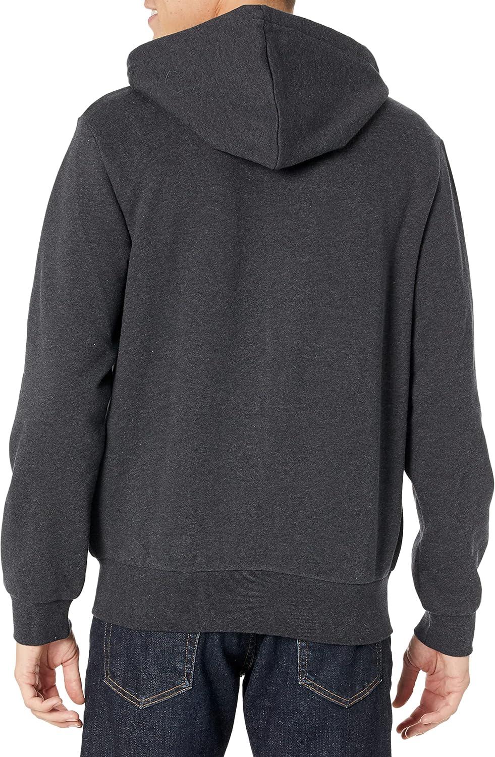 imageLACOSTE Mens Kangaroo Pocket Sweatshirt RedFoudre Chine