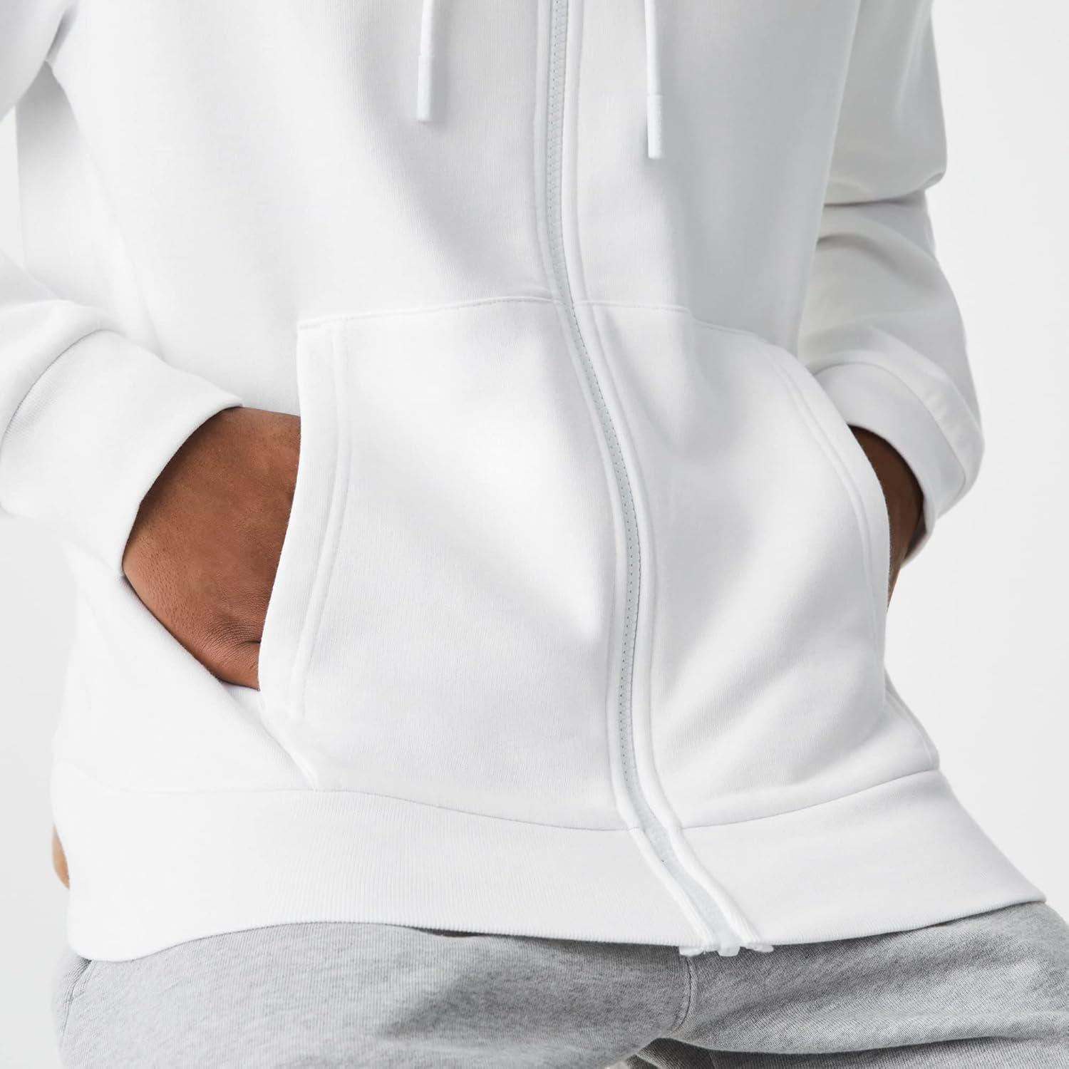 imageLACOSTE Mens Kangaroo Pocket Sweatshirt RedWhite