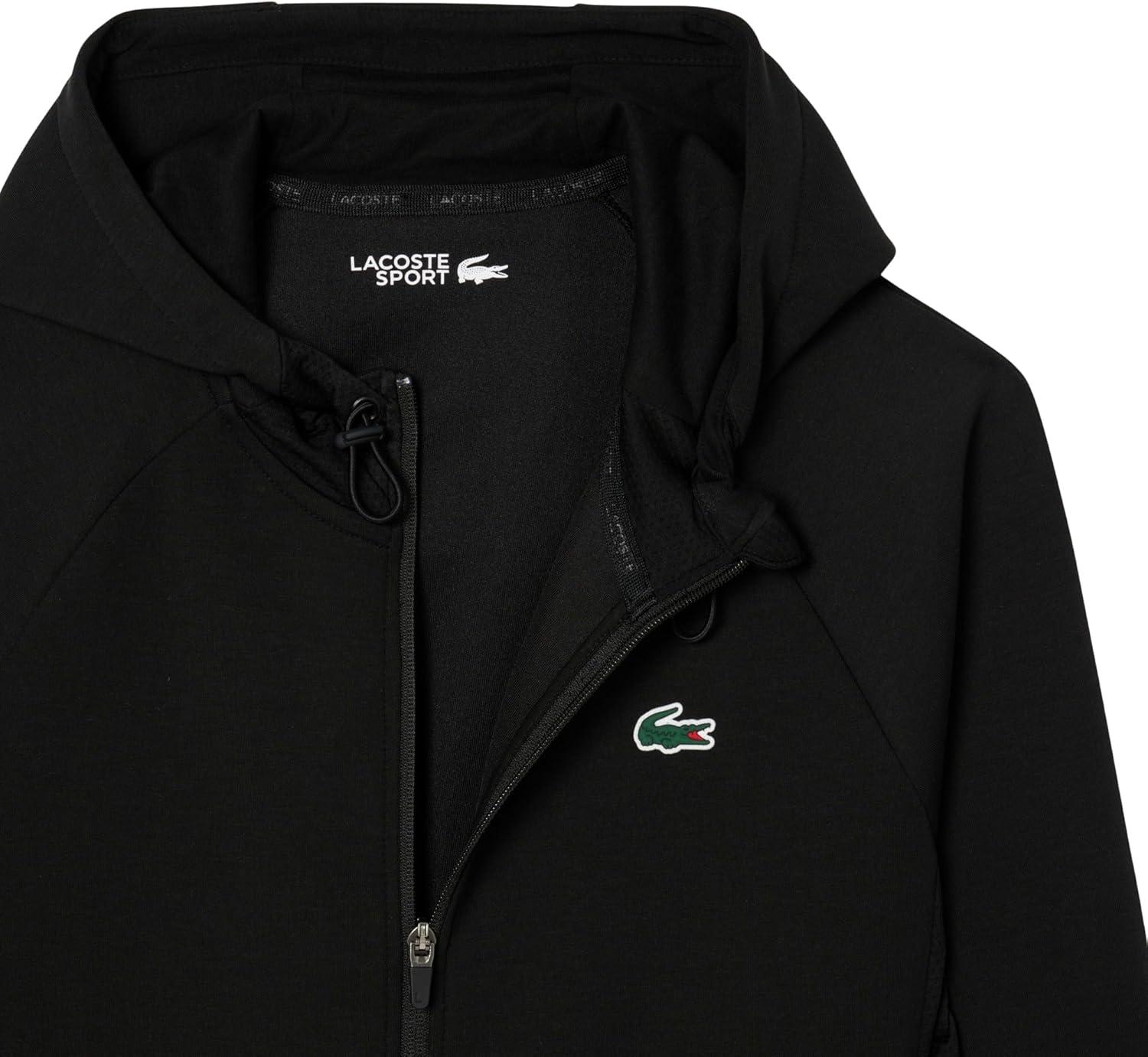 imageLacoste Mens Breathable Sport Track JacketBlackBlack