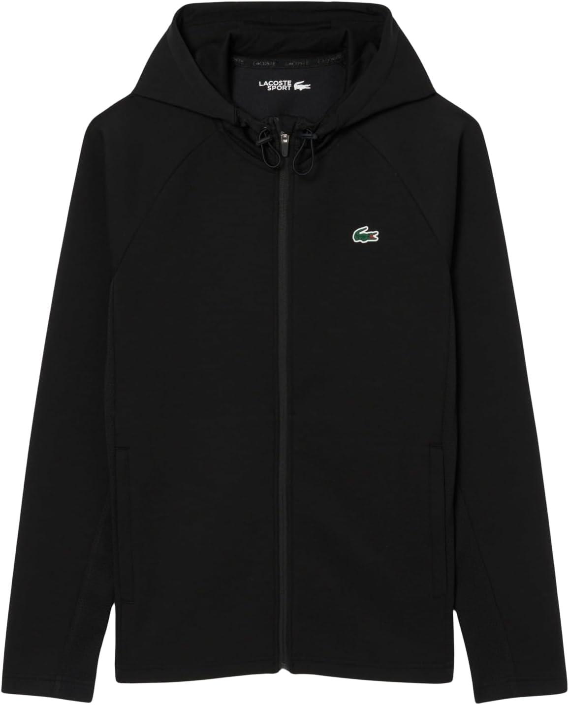 imageLacoste Mens Breathable Sport Track JacketBlackBlack