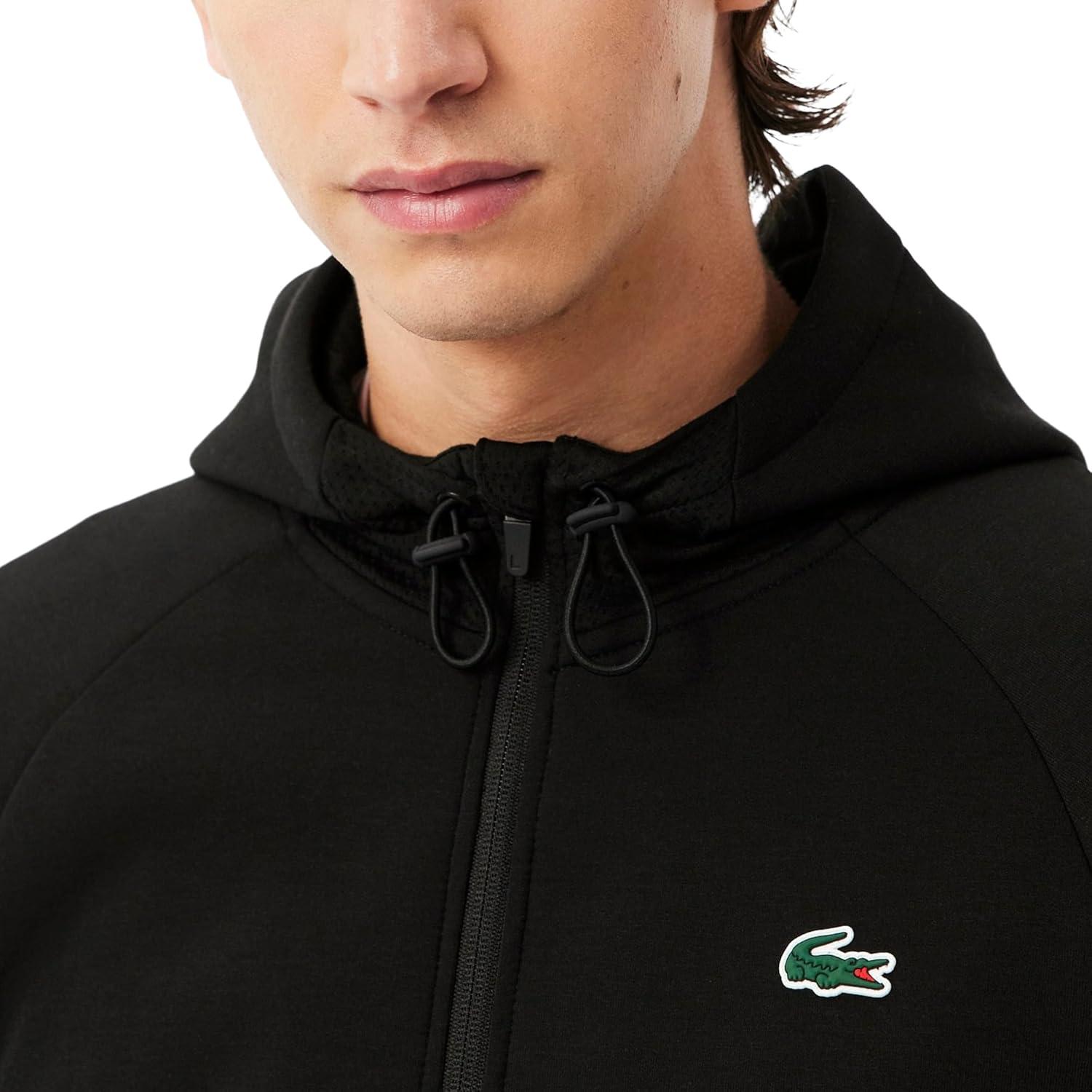 imageLacoste Mens Breathable Sport Track JacketBlackBlack