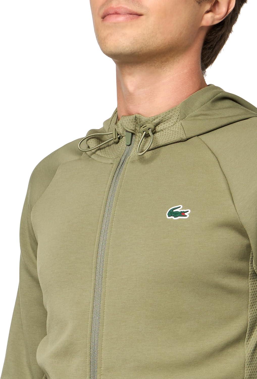 imageLacoste Mens Breathable Sport Track JacketKhakiKhaki