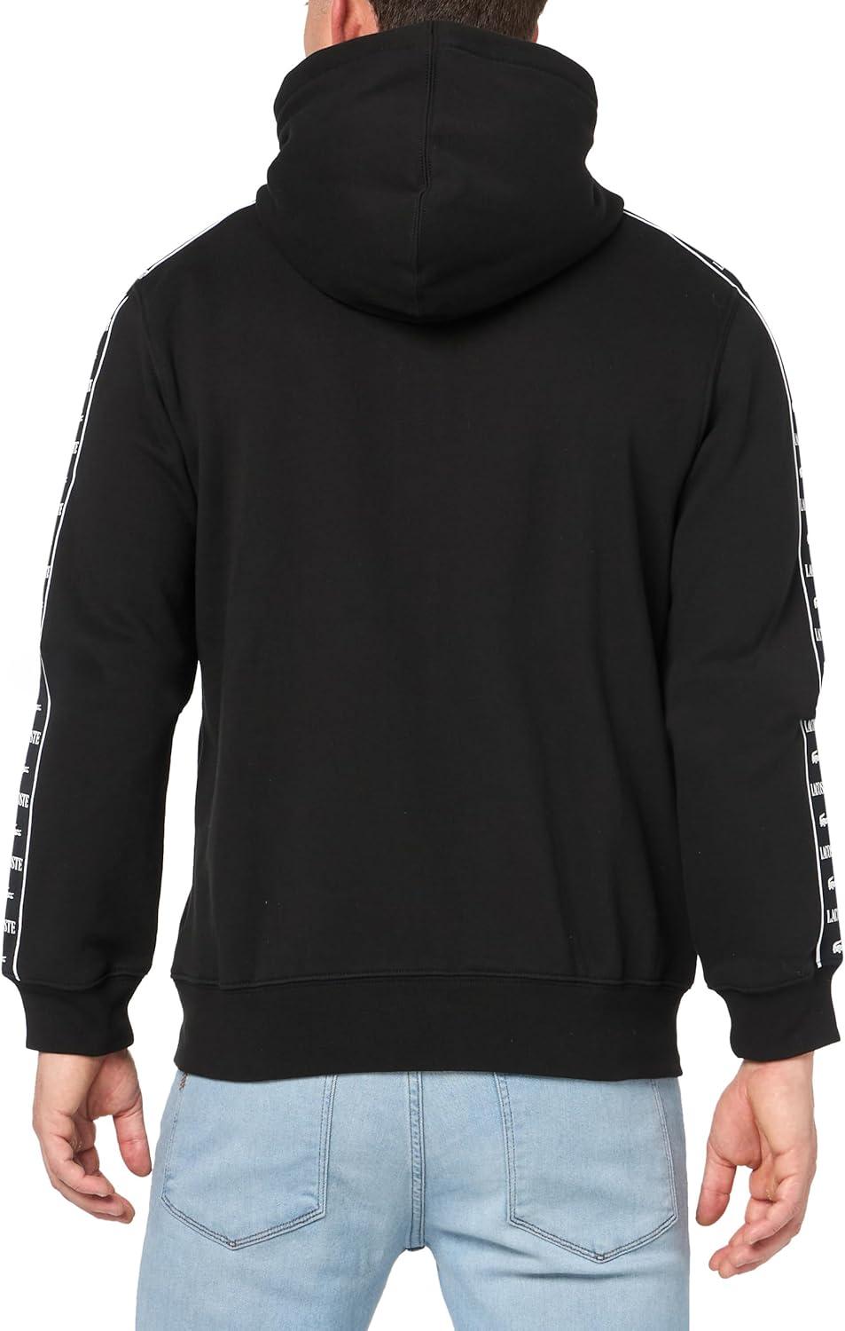 imageLacoste Mens Classic Fit Zip Up Hoodie WTapingBlack
