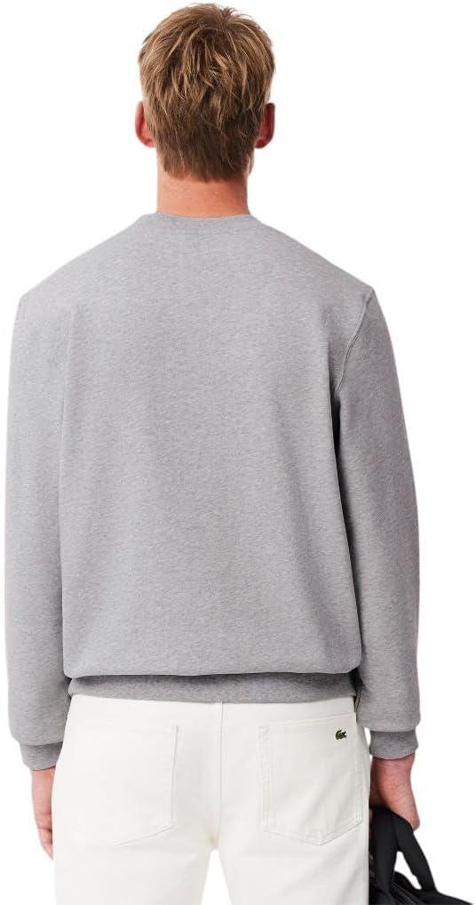imageLacoste Mens Core Collection Classic Fit Branding Crew Neck SweatshirtGray
