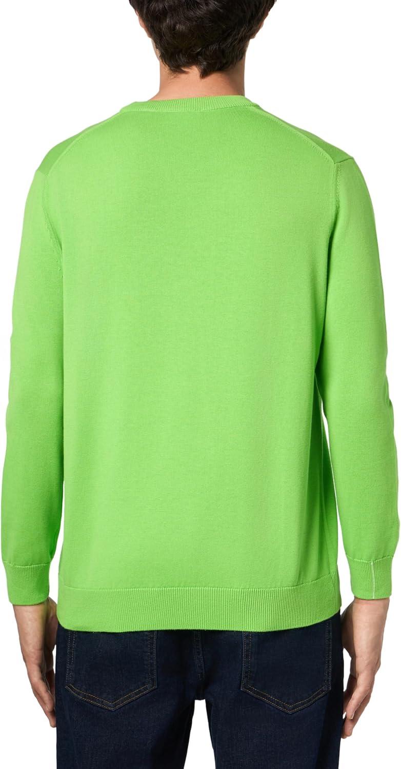 imageLacoste Mens Long Sleeve Crew Neck Regular Fit SweaterBrasilia