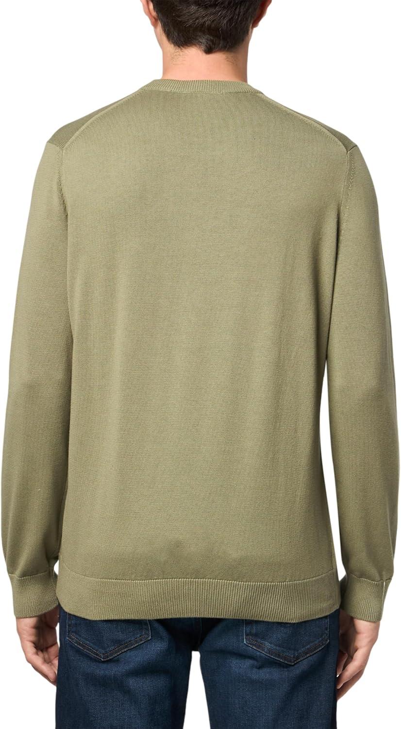 imageLacoste Mens Long Sleeve Crew Neck Regular Fit SweaterKhaki