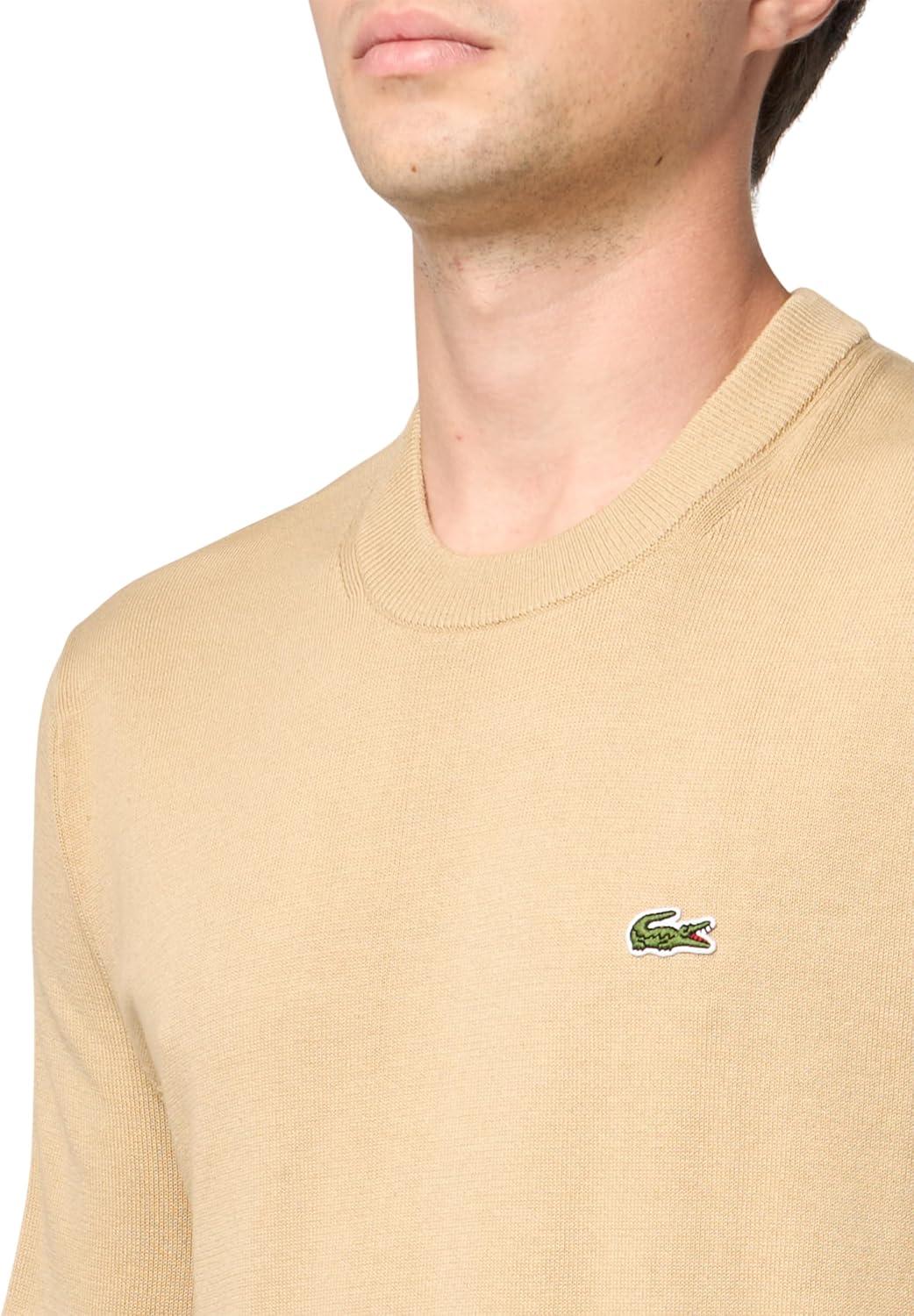 imageLacoste Mens Long Sleeve Crew Neck Regular Fit SweaterViennese