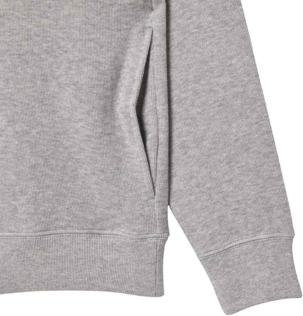 imageLacoste Mens Long Sleeve Quarter Zip Cotton SweatshirtSilver Chine