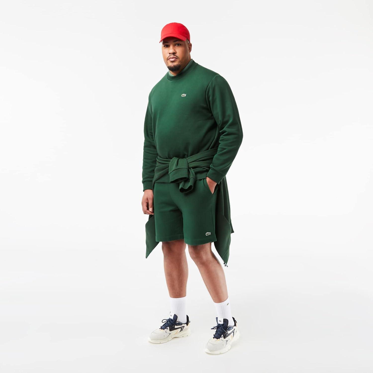 imageLacoste Mens Organic Brushed Cotton SweatshirtGreen