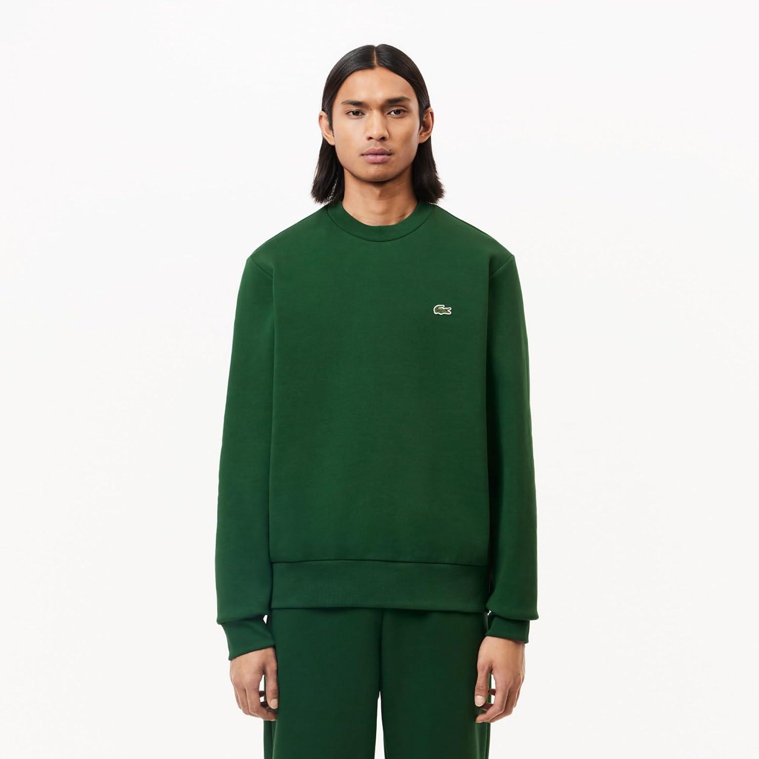 imageLacoste Mens Organic Brushed Cotton SweatshirtGreen