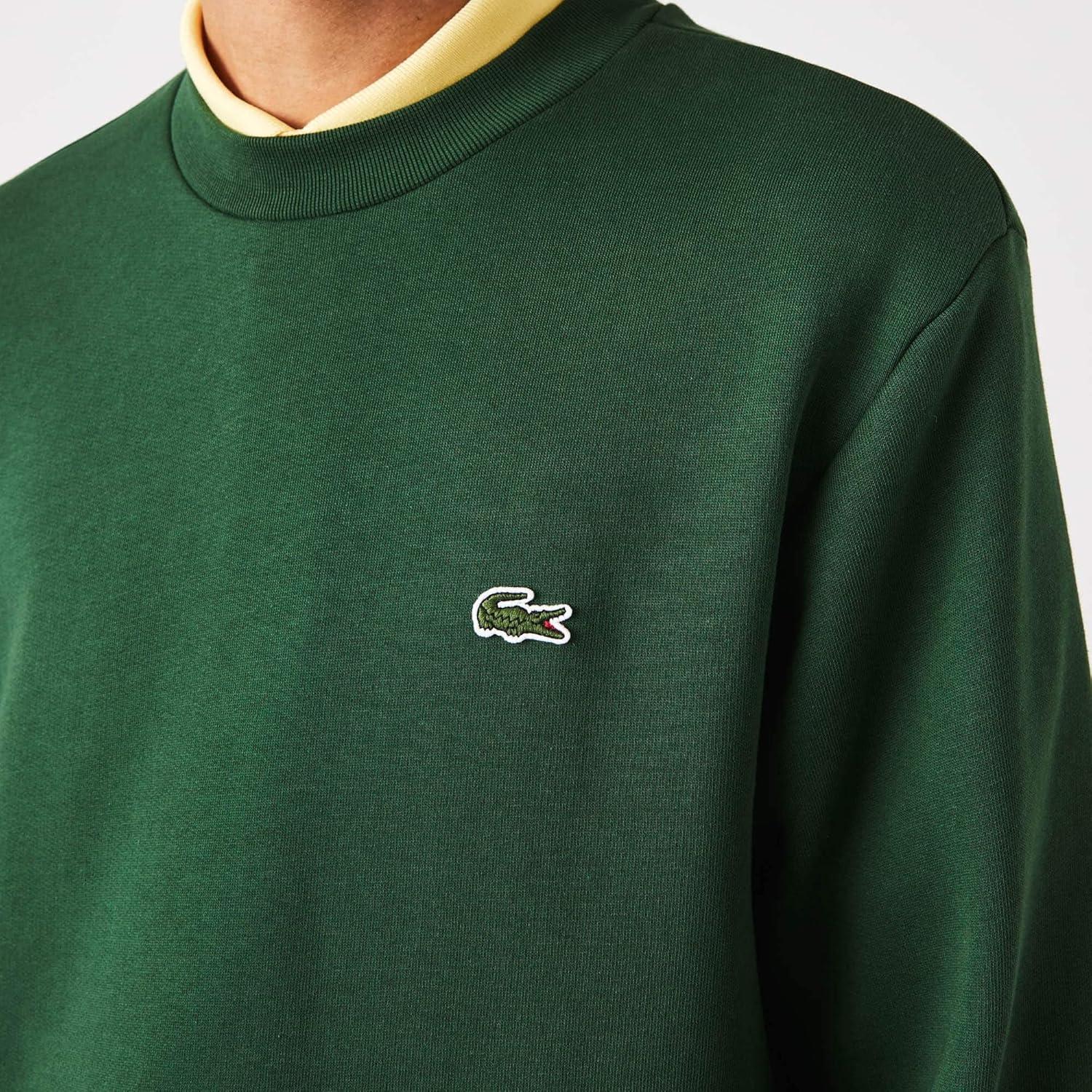 imageLacoste Mens Organic Brushed Cotton SweatshirtGreen