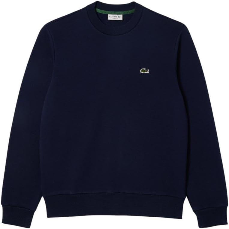 imageLacoste Mens Organic Brushed Cotton SweatshirtNavy Blue