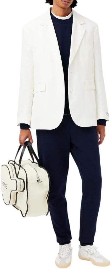 imageLacoste Mens Organic Brushed Cotton SweatshirtNavy Blue