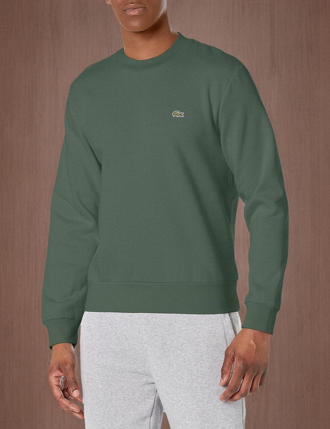imageLacoste Mens Organic Brushed Cotton SweatshirtSequoia
