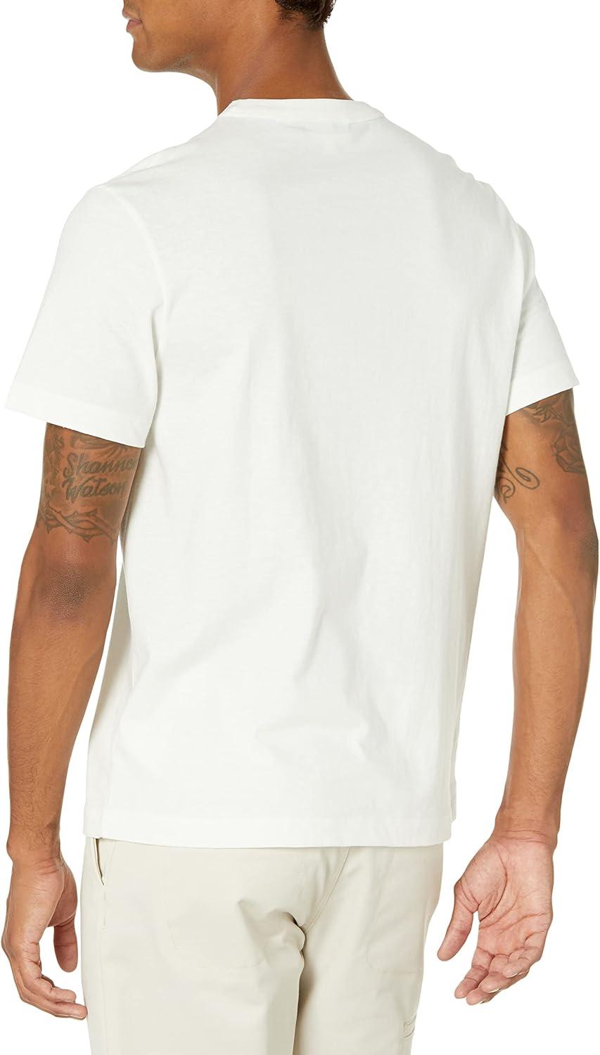 imageLacoste Mens Regular Fit Jersey TShirtCake Flour White