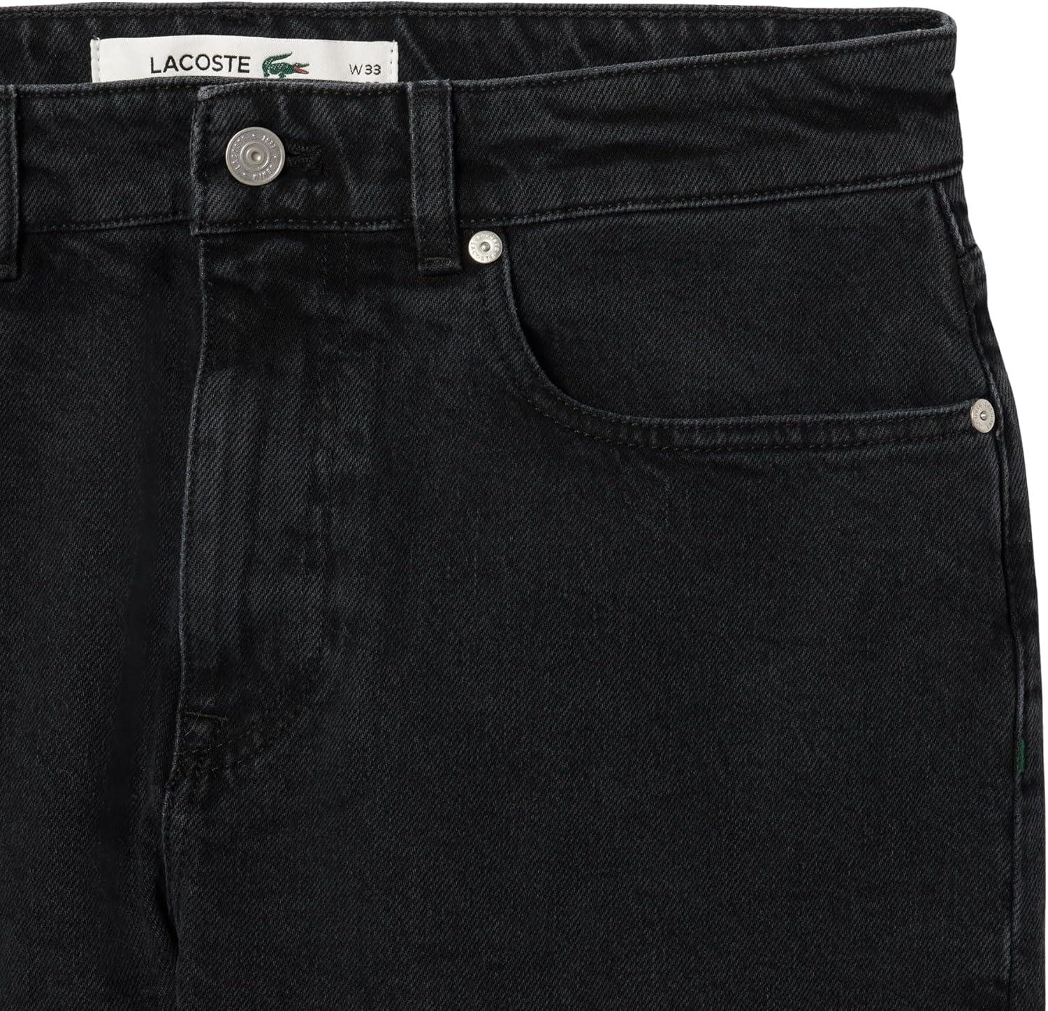 imageLacoste Mens Slim Fit Stretch Cotton Denim JeansBack Indigo