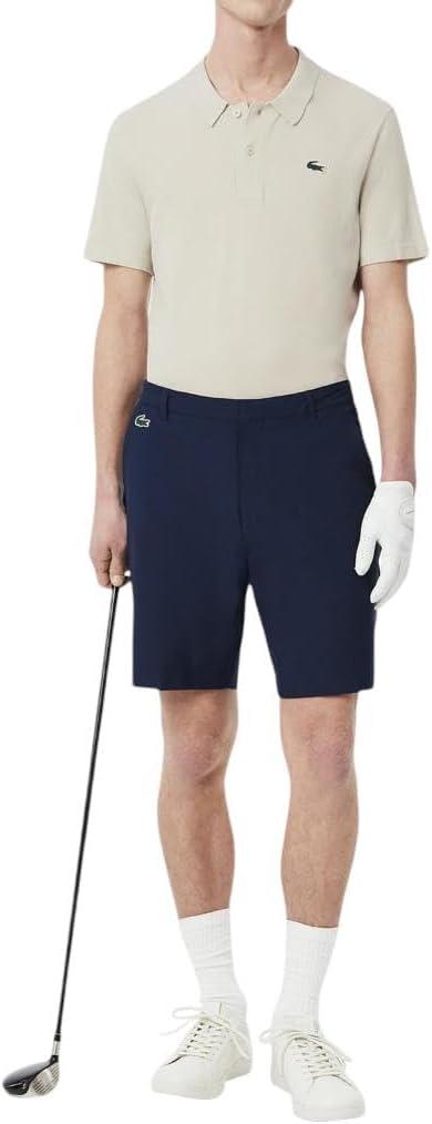 imageLacoste Mens Sport Short Sleeved Polo Collar Golf SweaterMarten Beige