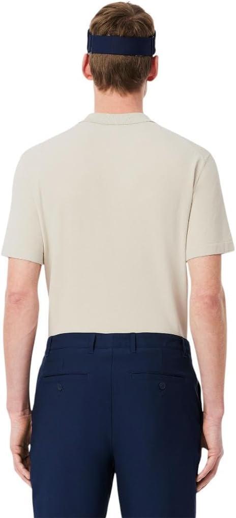 imageLacoste Mens Sport Short Sleeved Polo Collar Golf SweaterMarten Beige