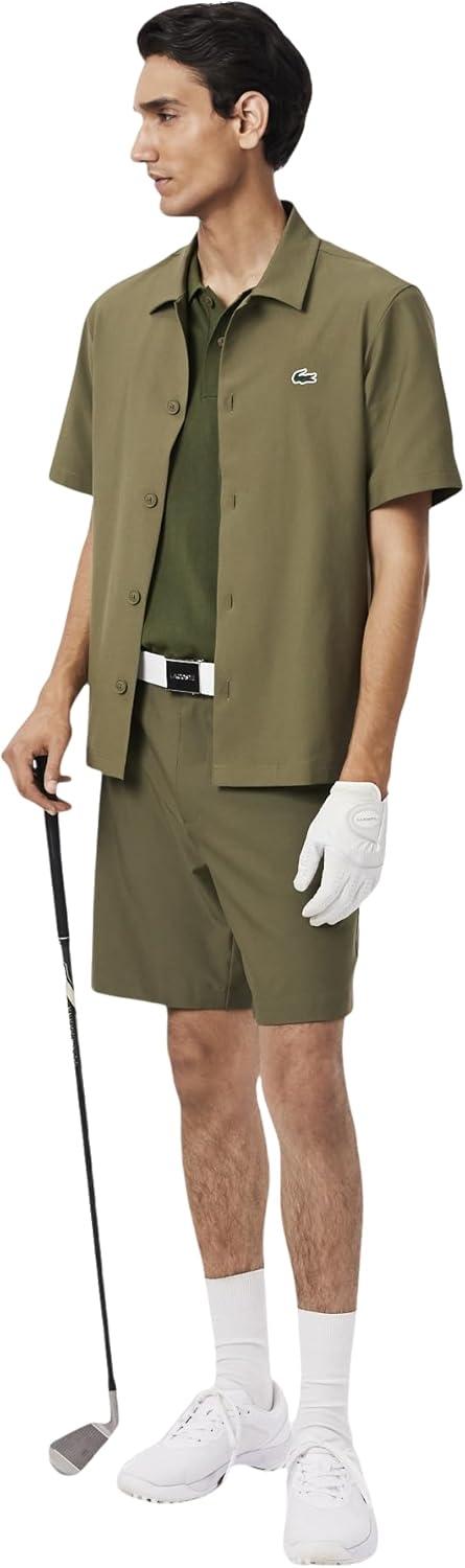 imageLacoste Mens Sport Short Sleeved Polo Collar Golf SweaterOlive