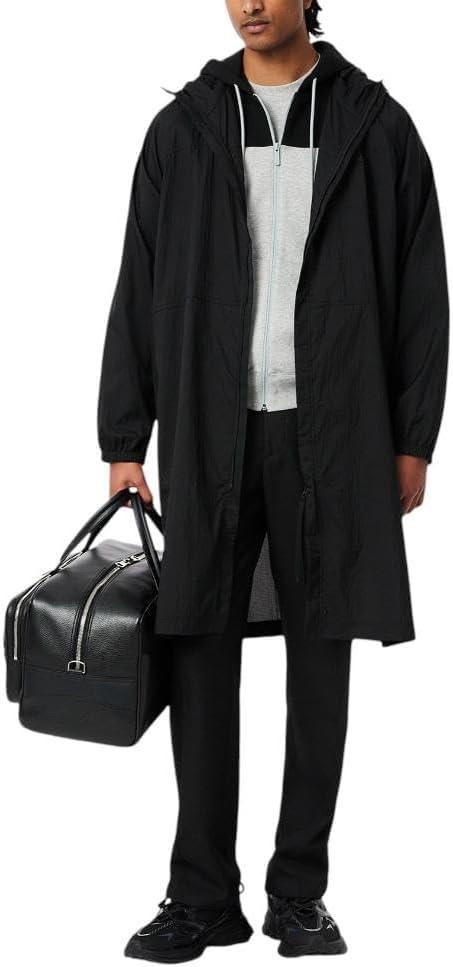 imageLacoste mens Classic Fit Colorblock Zip SweatshirtGray  Black