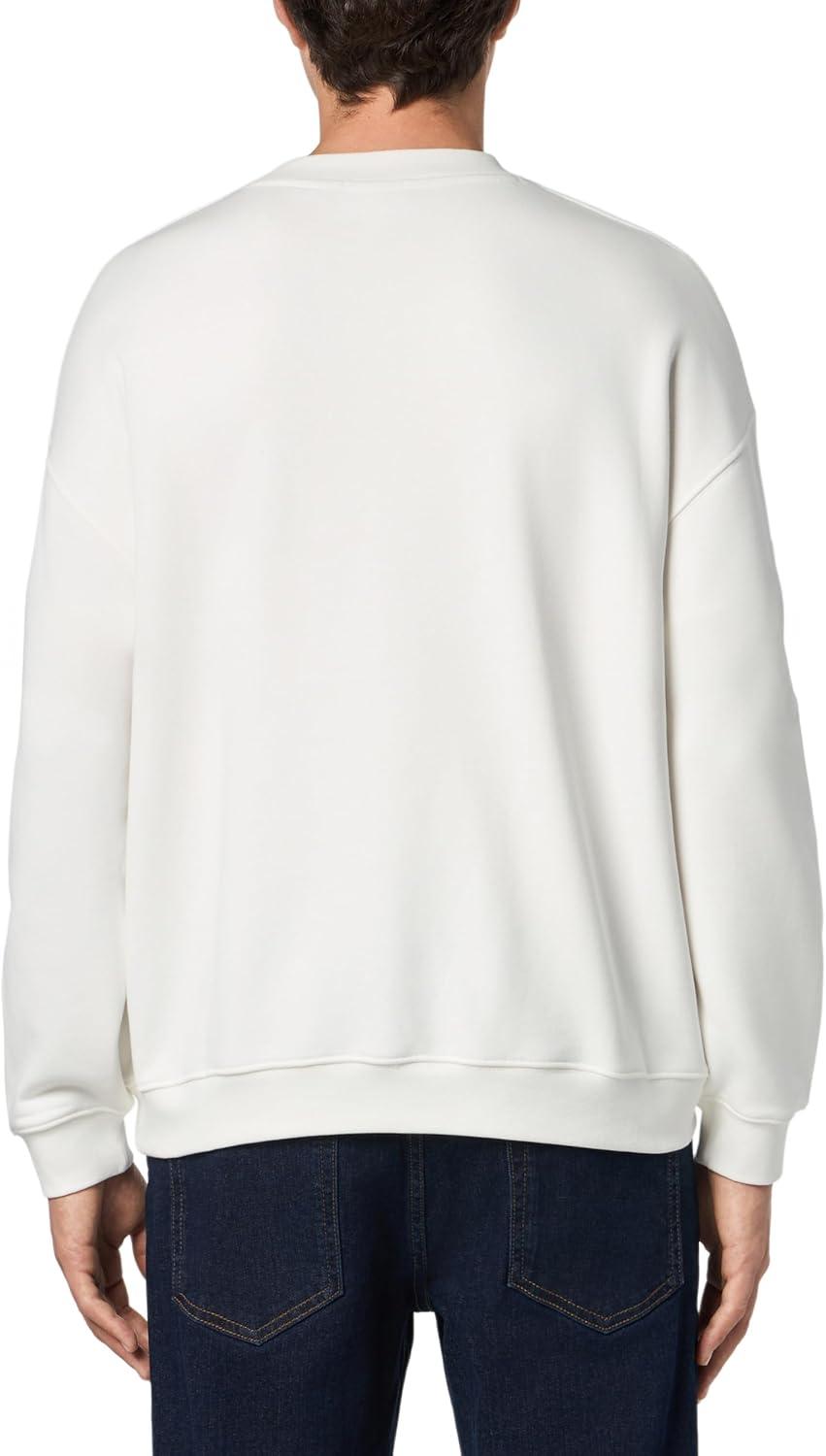 imageLacoste mens Loose Fit Badge SweatshirtWhite