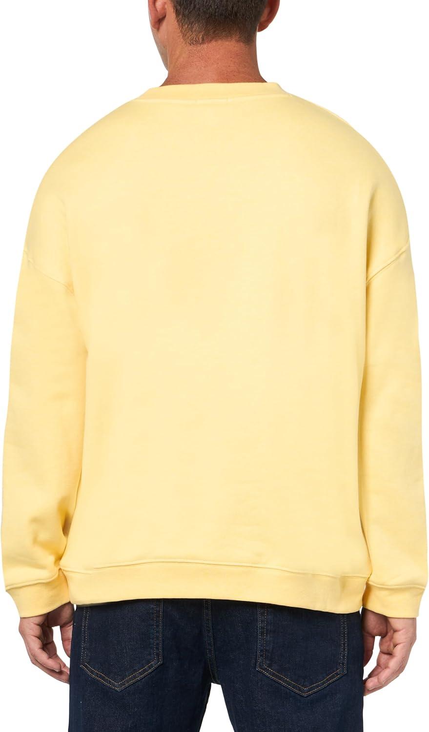 imageLacoste mens Loose Fit Badge SweatshirtYellow