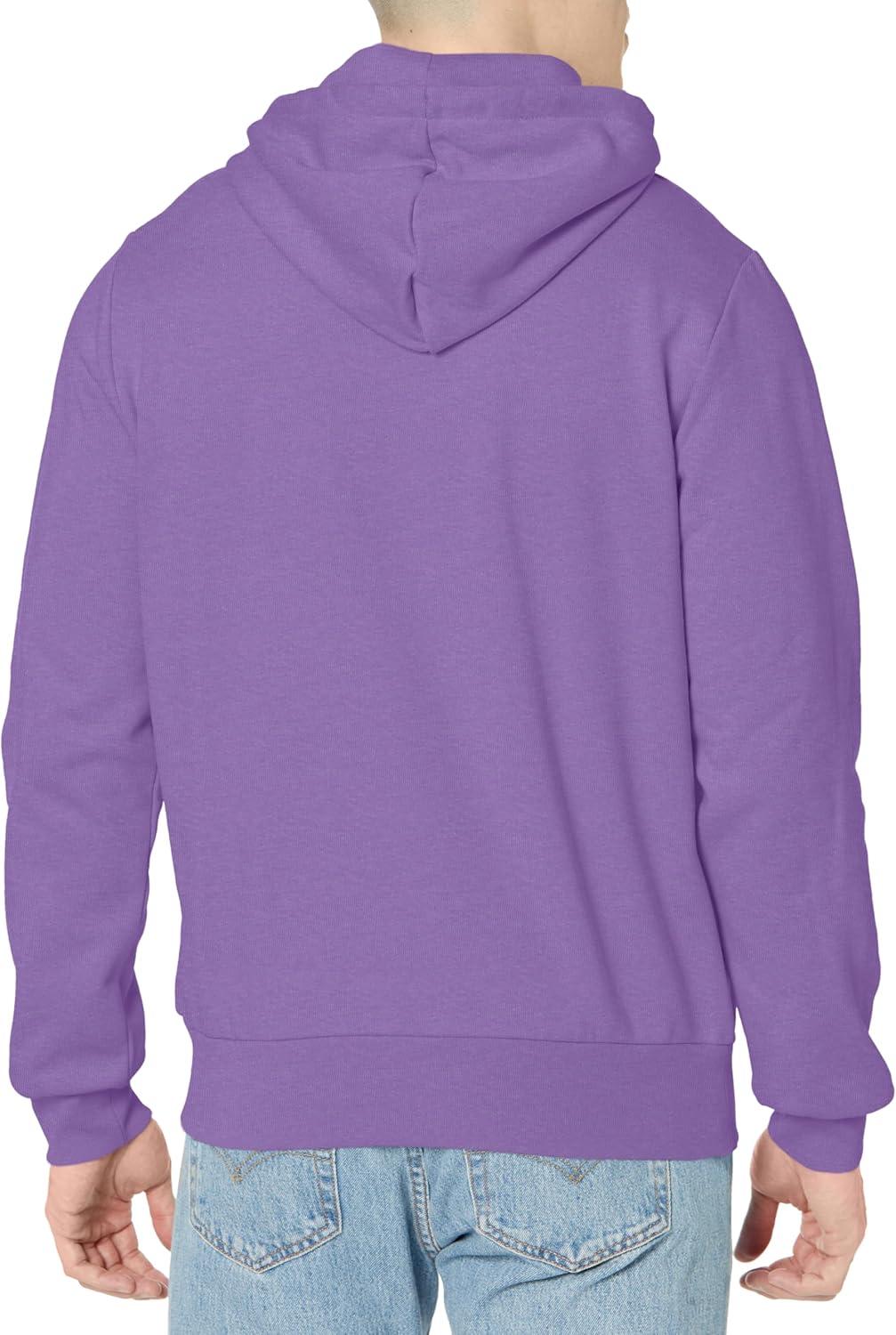 imageLacoste mens Mens Long Sleeve Solid Pop Over SweaterSweatshirtBardane Purple