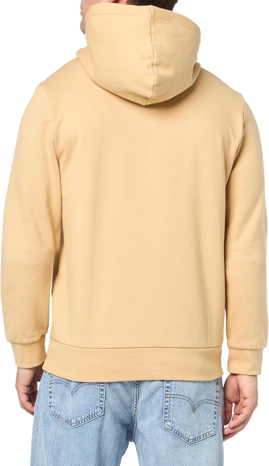 imageLacoste mens Mens Long Sleeve Solid Pop Over SweaterSweatshirtCroissant