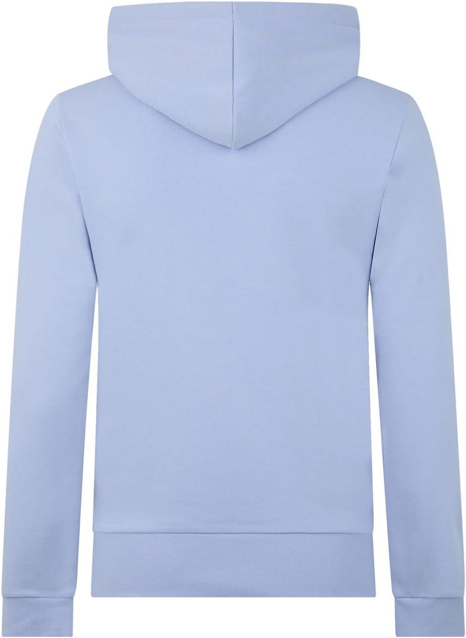 imageLacoste mens Mens Long Sleeve Solid Pop Over SweaterSweatshirtPhoenix Blue