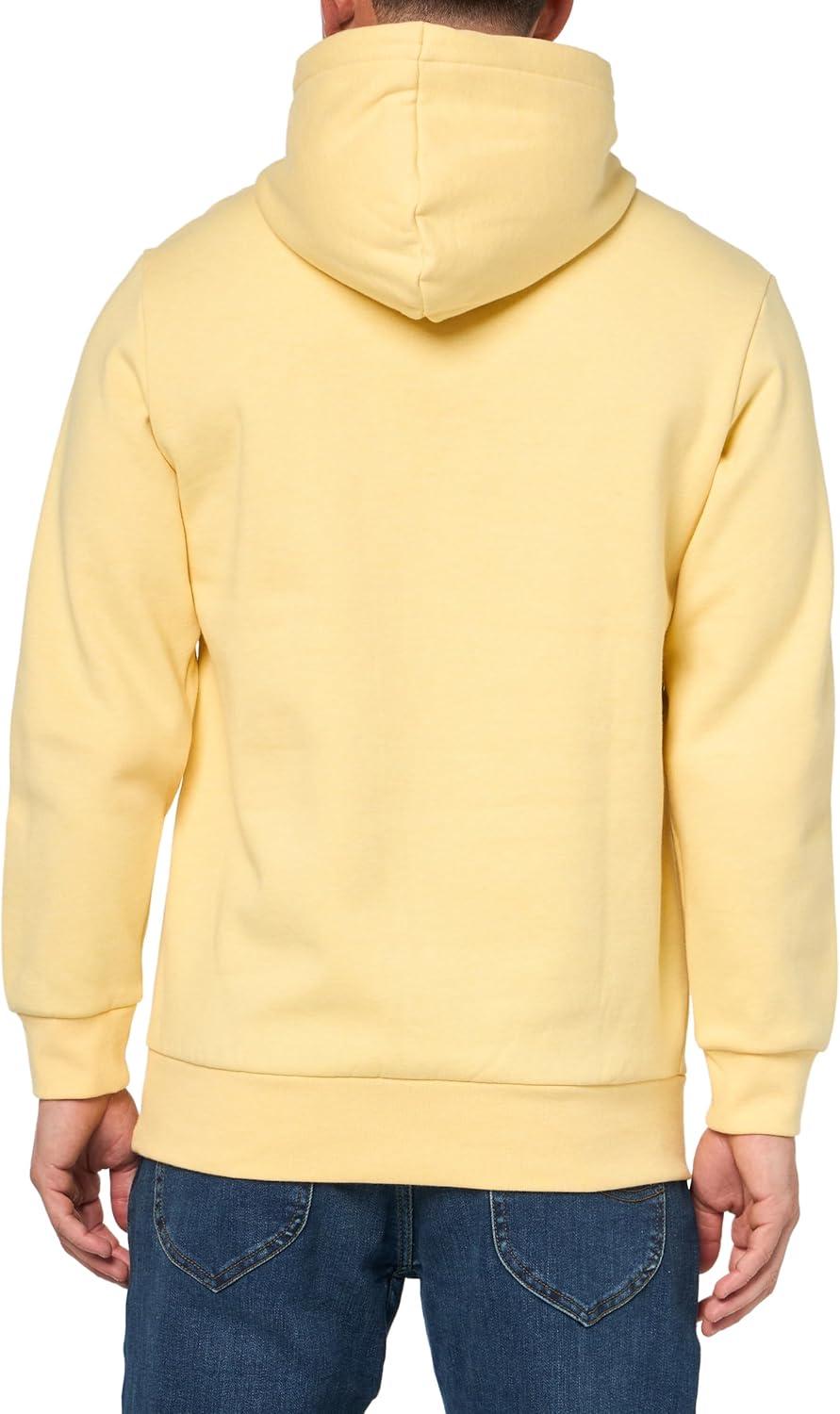 imageLacoste mens Mens Long Sleeve Solid Pop Over SweaterSweatshirtYellow