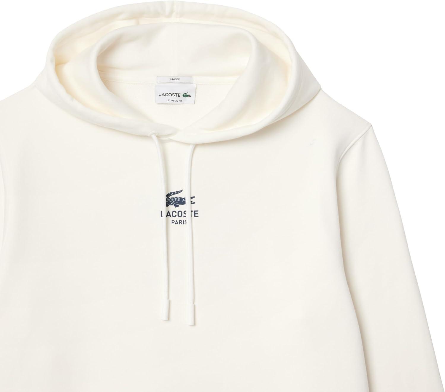 imageLacoste mens Printed HoodieWhite