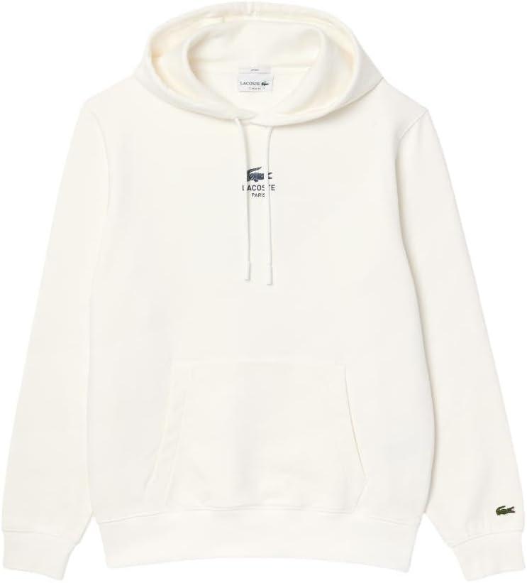imageLacoste mens Printed HoodieWhite