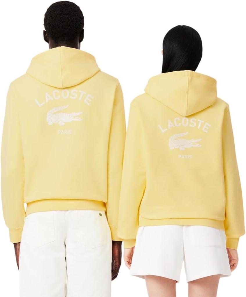 imageLacoste mens Printed HoodieYellow