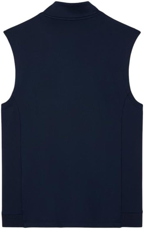 imageLacoste mens Sport Quarter Zip Layering Golf VestNavy Blue