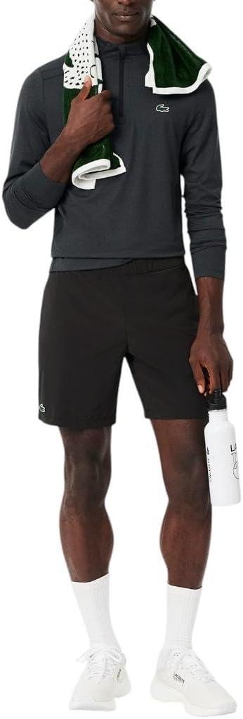 imageLacoste mens Sport Sportsuit Ultra Dry Stretch SweatshirtHeather FusainHeather