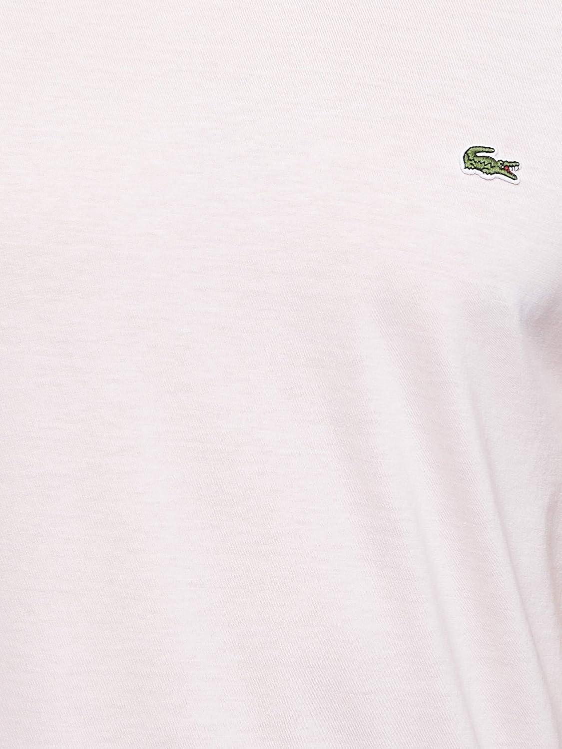 imageYellow Pima Cotton VNeck TShirt by LacosteFlamingo