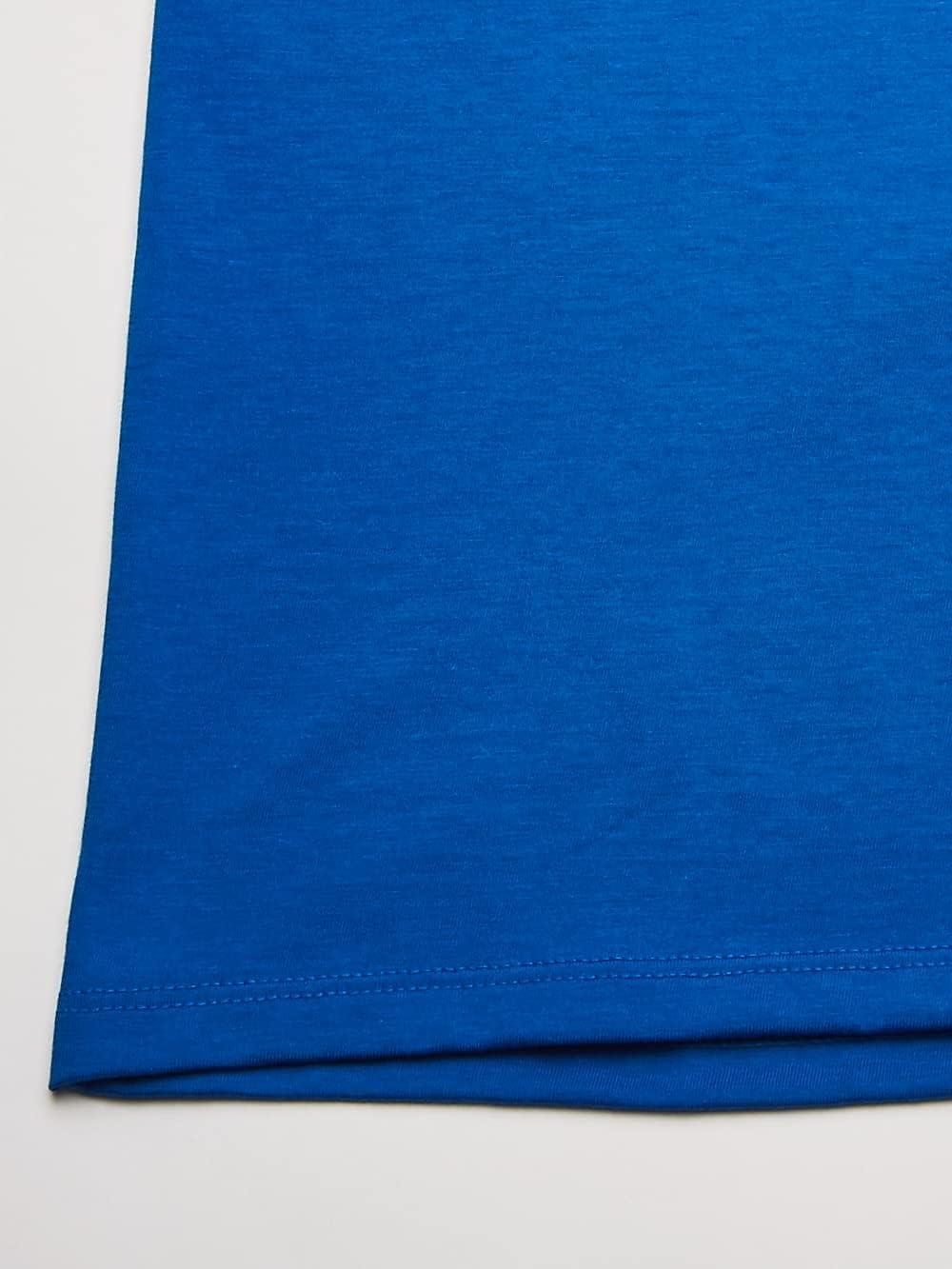 imageYellow Pima Cotton VNeck TShirt by LacosteNattier Blue