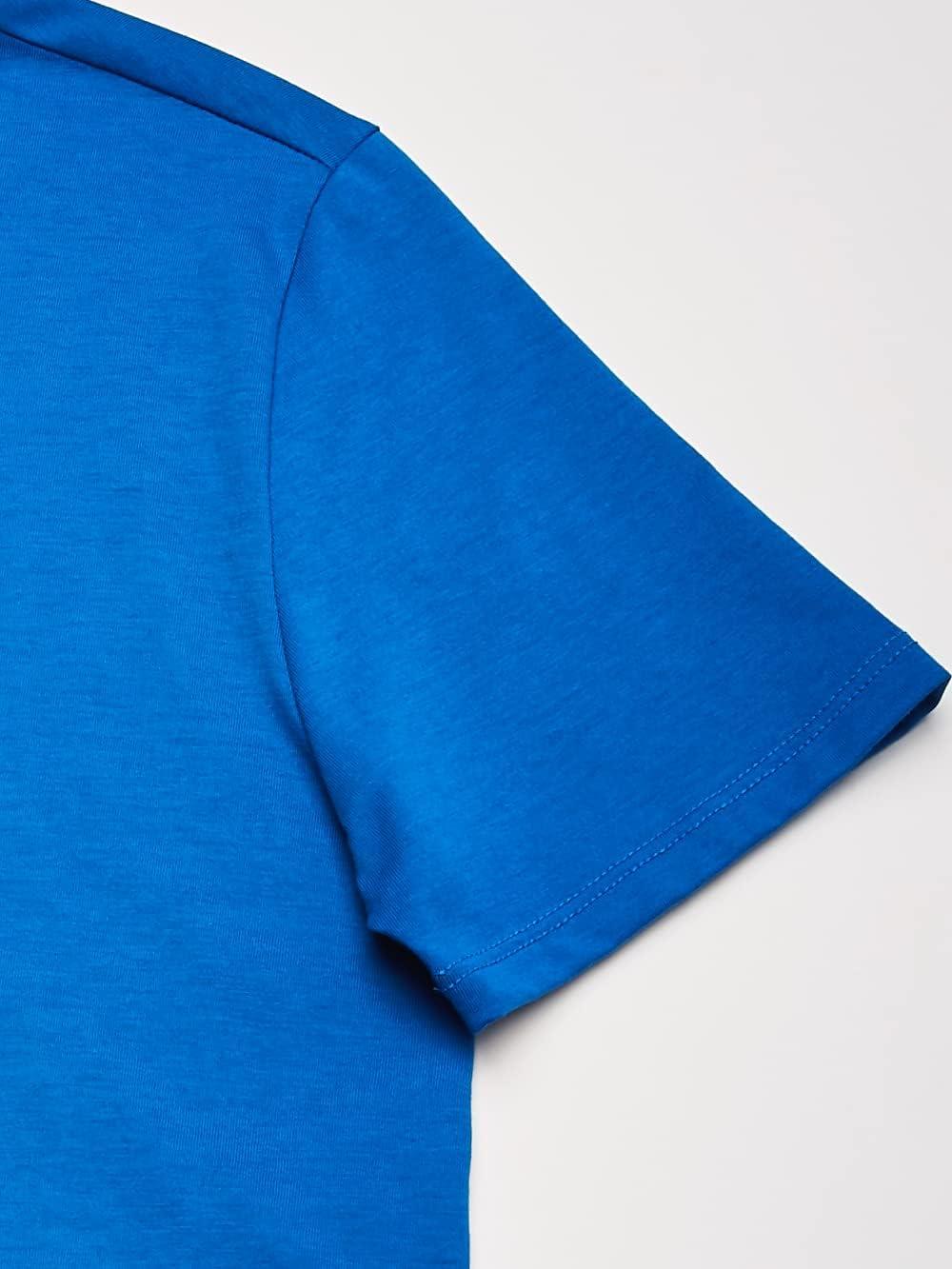imageYellow Pima Cotton VNeck TShirt by LacosteNattier Blue