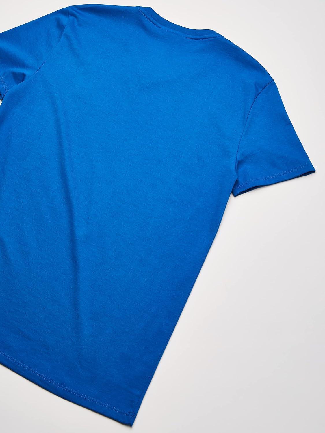 imageYellow Pima Cotton VNeck TShirt by LacosteNattier Blue