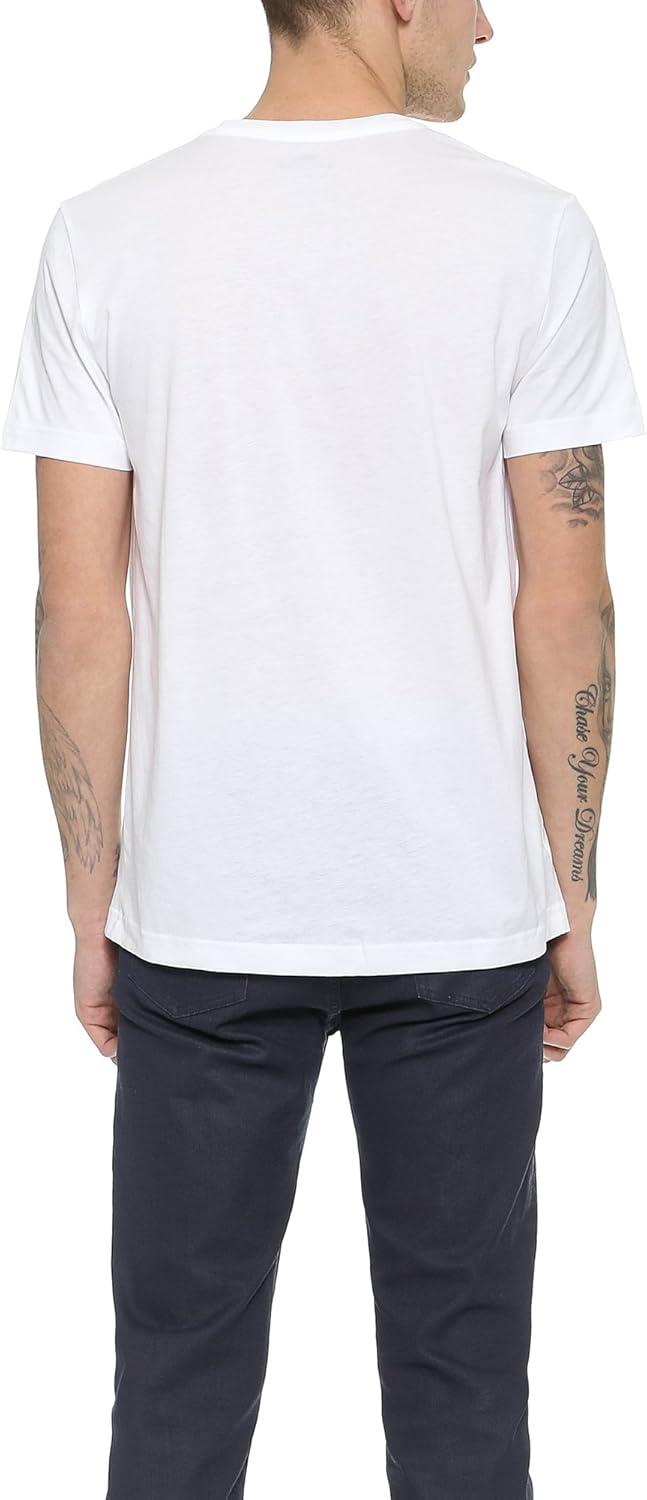 imageYellow Pima Cotton VNeck TShirt by LacosteWhite