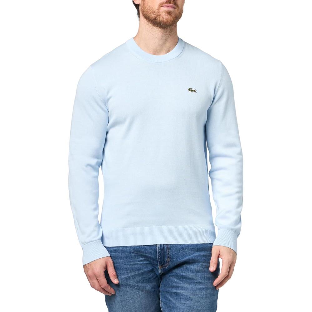 imageLacoste Mens Long Sleeve Crew Neck Regular Fit SweaterRill